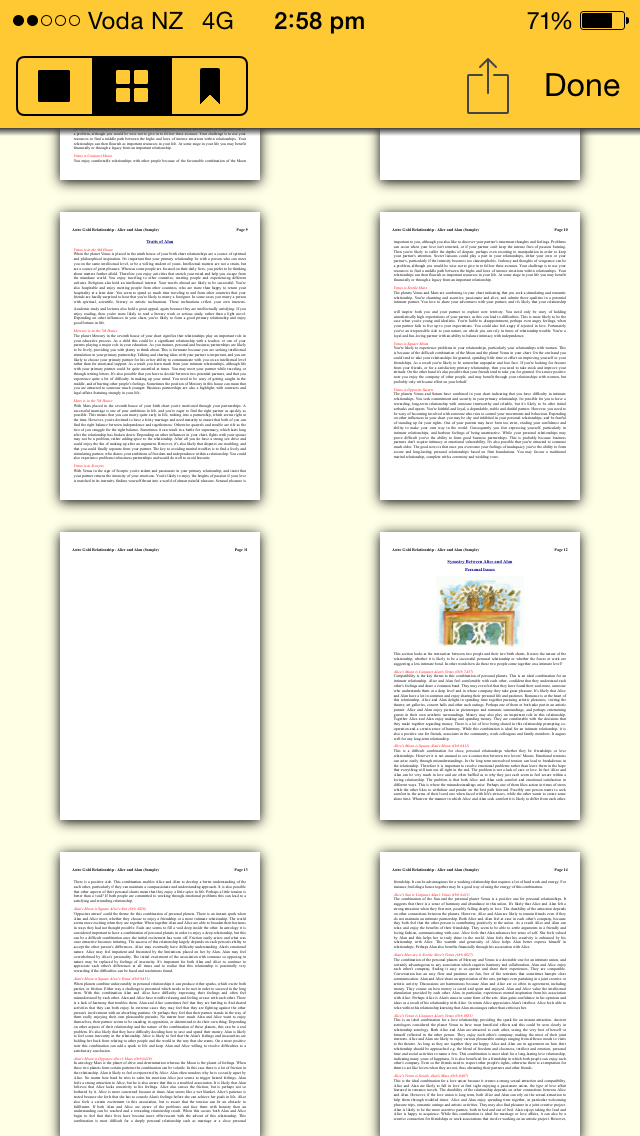 Reports - Professional Multi-page layout